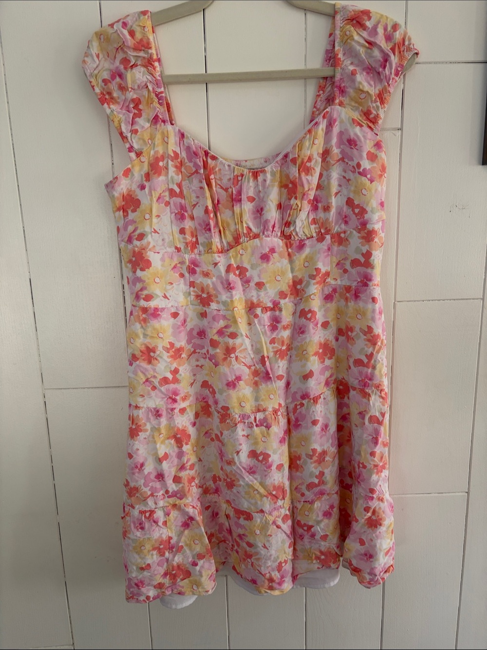 Hollister Floral Smocked Sundress